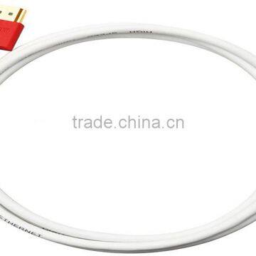 5M White Slim hdmi cable