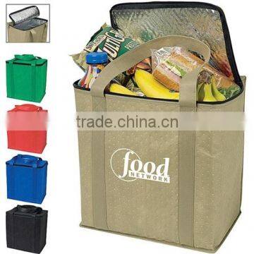 cheap thin chocolate pp non woven cooler bag