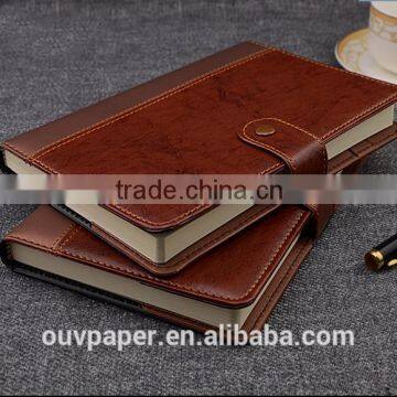 2017 leather diary hard cover notebook