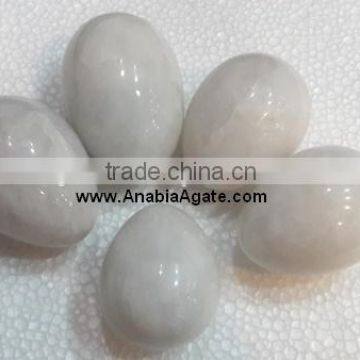White Agate Gemstone Eggs: Wholesale Yoni Eggs White Agate Gemstone Eggs photo-3