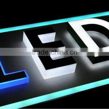 LED acrylic backlit alphabet letter sign for wholesale