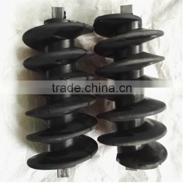 rubber screw for plastering motar machine