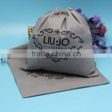 Biodegradable non-woven drawstring bag with your customzied logo printed