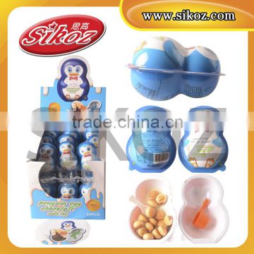 SK-Q217 Penguin Cartoon Toy Chocolate Coated Biscuit