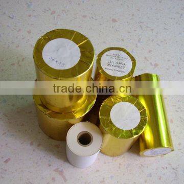 75mm coated thermal paper with plastic core