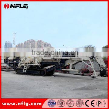 Secondhand mobile impact crusher station with made in 2011