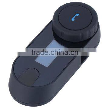 LCD Screen and FM Function,1000M 3 Riders Motorcycle Intercom BT Bluetooth Wireless Interphone Helmet Headset photo-3