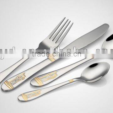 Classic craftsmanship stainless steel dinner set