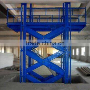 Hydraulic material lift equipment