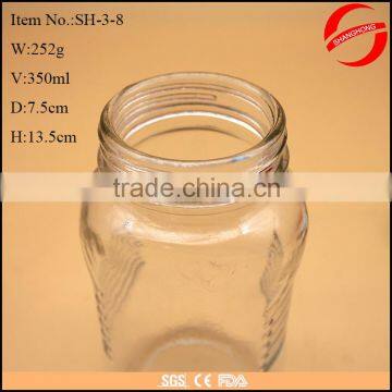 350ml Glass Honey Jar With Metal Screw Cap photo-6