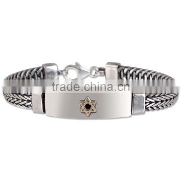 Lastest design stainless steel bracelet clasp men design mesh bracelet