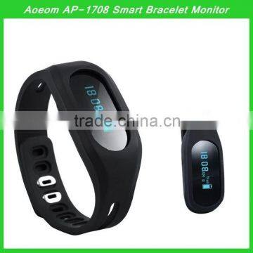 2015 new Bluetooth 4.0 BLE wristband with free APP Sleep monitor fitness exercise monitor
