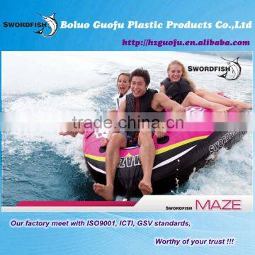 MAZE Ride 3 towable & inflatable surfing boat water tube board