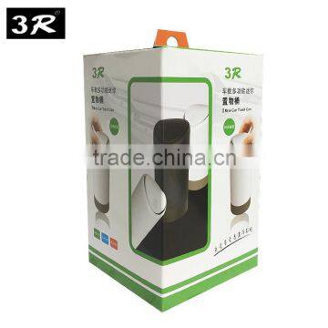 Newest Universal Use Auto Accessory Car Garbage Bin With Soft Silicon photo-3