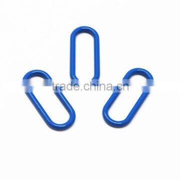 Custom Cheap Metal Oval Rings , Colorful Rings For Belt