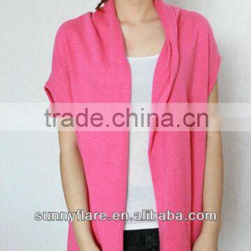 pure cashmere women/ladies vest /cardigan