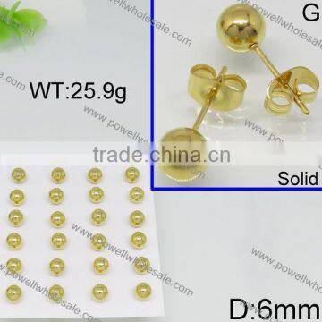 Latest Fashion Style Earring Stud Gold Plated photo-2