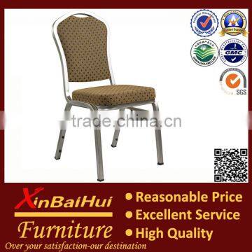 BH-L8311 Cheap Sliver metal hote furniture hotel chair