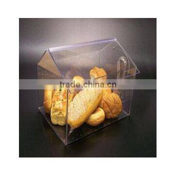China Factory Direct Wholesale Clear Acrylic Bread Storage Box With Lid for Retail photo-2