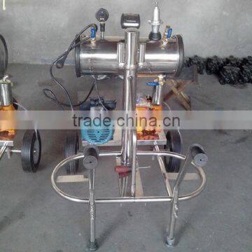stainless steel milking machine