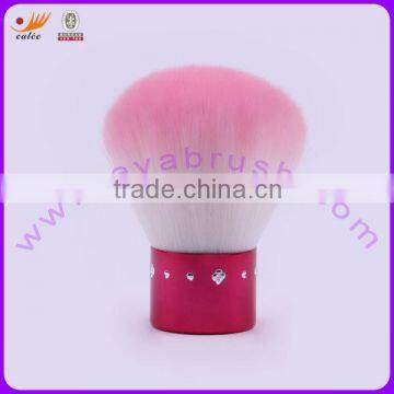 Kabuki powder brush with aluminum tube