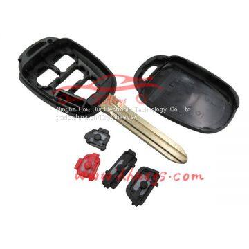 Remote Key Shell for Toyota 3+1 Button Case Fob Cover Blank With Toy43 Blade and Red Speak Button photo-3