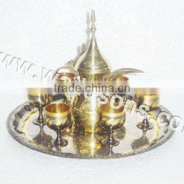 BRASS DECORATIVE COFFEE POT