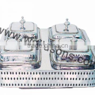 Rounded Base Handmade Chafing Dish for Sale | High Quality Metal Made Chafing Dish | Stainless Steel Chafing Dish photo-5