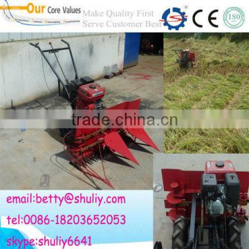 High efficiency rice reaper machine/rice harvester with low price for sale