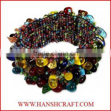 Glass Beaded Bracelet