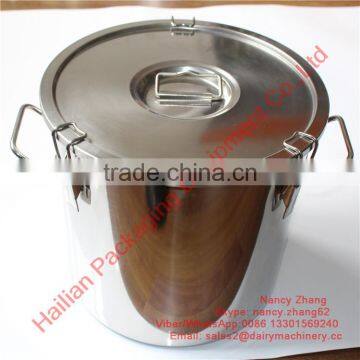 20 Litres Small Round Stainless Steel Water Bucket