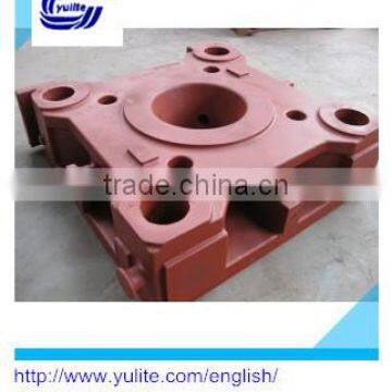 Iron casting platen for injection molding machine or die-casting machine