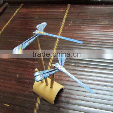 colorful bamboo dragonfly made by hand/ decorative bamboo dragon fly made in Vietnam