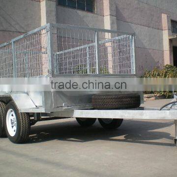 8x5 & 10x5 tandem box trailer with cage