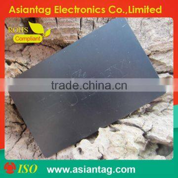 Die cut metal chip card