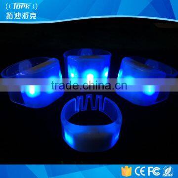 Remote control glow in the dark silicone bracelet