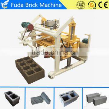 QT40-3A Small Hydraulic Mobile Concrete Soil Block Forming Machine