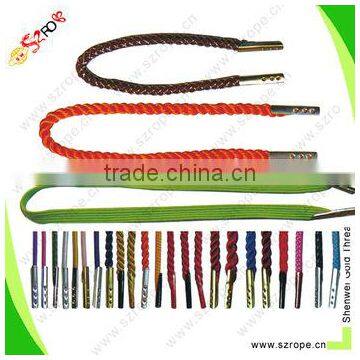 Handbag handle rope with metal barb