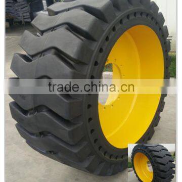 China grader tire 17.5-25 17.5x25 17.5r25 solid wheel loader tires michelin12 inch solid rubber tires