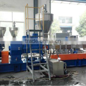 PP PE and Calcium Carbonate Masterbatch Filler Granules Extruder Making photo-5