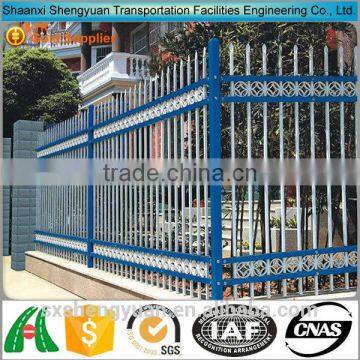 Direct Factory Colored Steel Wrought Iron Fence Design