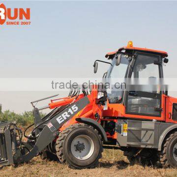 Qingdao Everun ER15 Small Front End Loader With Multi-Function Accessories photo-4