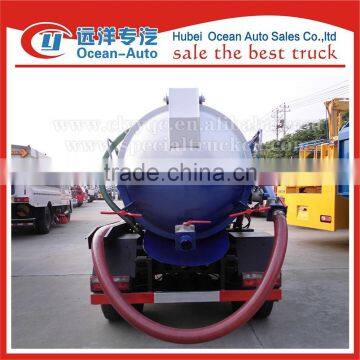 Small Size 4cbm Vacuum Tank Truck Sewage Truck photo-6