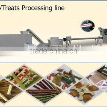 DPS-100 global applicable popular chewing dog food making machine /manufacture line in china