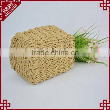 Home Decoration Recyclable Paper Rope Handcraft Flower Gift Basket photo-4