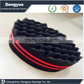 Double Sided hair twist sponge/black ice sponge/nudred hair twist sponge