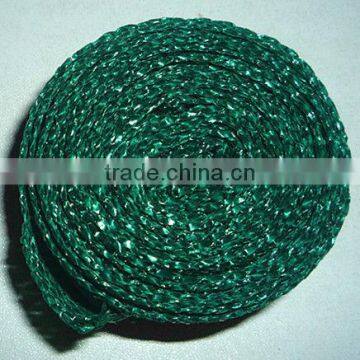 Green HDPE material garden knitted plastic tie