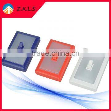 Colorful Plastic Portable LED Wall Switch Light