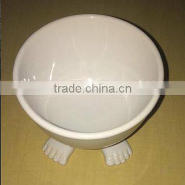 Ceramic Footbowl Cute Soup Bowl photo-2