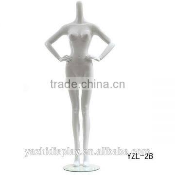 fashion modeling long neck female fiberglass sexy mannequin on sale